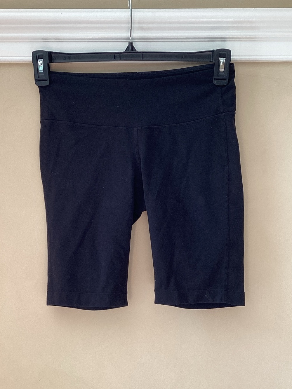 Athleta Black High-Waist Bike Shorts